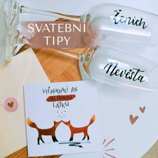 💍 Chystáte (se na) svatbu? Nepodceňte tyhle maličkosti! 💡 Tip pro nevěstu a ženicha: Personalizované sklenky na přípitek...